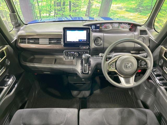 N-BOXカスタム G・Lホンダセンシング メモリーナビ バックカメラ ホンダセンシング アダプティブクルーズ 電動スライドドア 禁煙車 ETC Bluetooth接続 LEDヘッド&フォグ オートライト オートエアコン 純正14インチAW(2枚目)