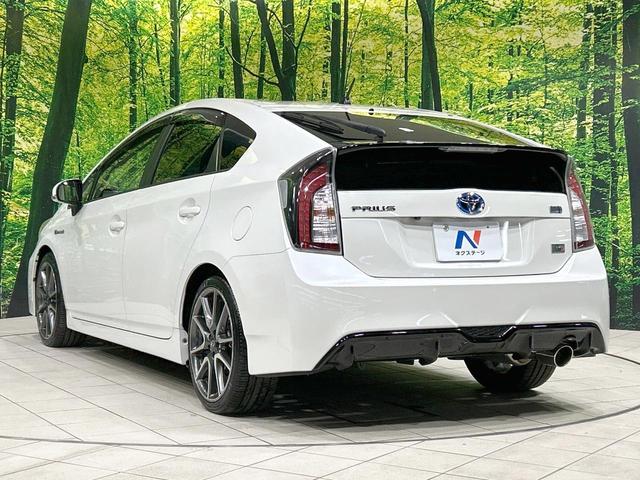 プリウス Sツーリングセレクション・G’s 純正ナビ バックカメラ 禁煙車 ETC Bluetooth接続 フルセグ HIDヘッド 専用純正18インチAW スマートキー フォグライト オートライト オートエアコン CD/DVD再生(26枚目)