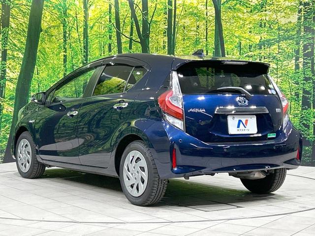 アクア Sスタイルブラック 純正ナビ バックカメラ セーフティセンス 禁煙車 ETC Bluetooth接続 クリアランスソナー スマートキー オートマチックハイビーム 車線逸脱警報 オートエアコン 盗難防止装置 CD再生(26枚目)