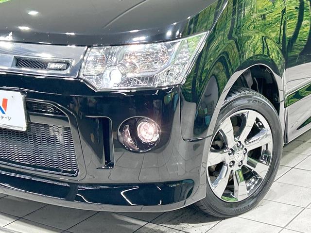 デリカD:5 ローデスト ロイヤルツーリング 4WD 後席モニター BIG-X9型ナビ バックカメラ クルーズコントロール 両側電動スライドドア 電動リアゲート 禁煙車 ETC 黒革シート パワーシート 前席シートヒーター 純正18インチAW(13枚目)