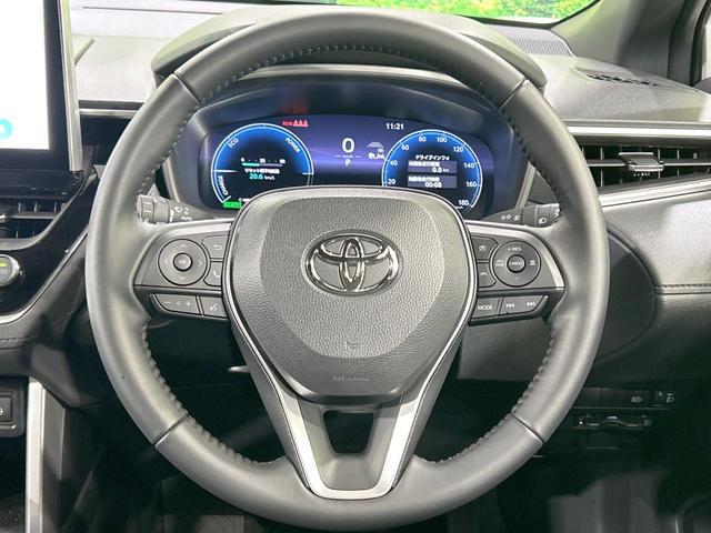 カローラクロス ハイブリッド　Ｚ　ガラスルーフ　純正１０型ナビ　全周囲カメラ　セーフティセンス　レーダークルーズ　禁煙車　パワーバックドア　パワーシート　シートヒーター　クリアランスソナー　レーンアシスト　スマートキー　ＬＥＤヘッド（11枚目）
