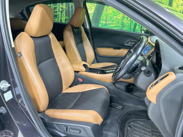 ヴェゼル ハイブリッドＺ・ホンダセンシング　純正９型ナビ　バックカメラ　レーダークルーズ　禁煙車　ＥＴＣ　Ｂｌｕｅｔｏｏｔｈ再生　シートヒーター　ハーフレザー　ＬＥＤヘッド＆フォグ　オートハイビーム　オートライト　デュアルエアコン　スマートキー（8枚目）