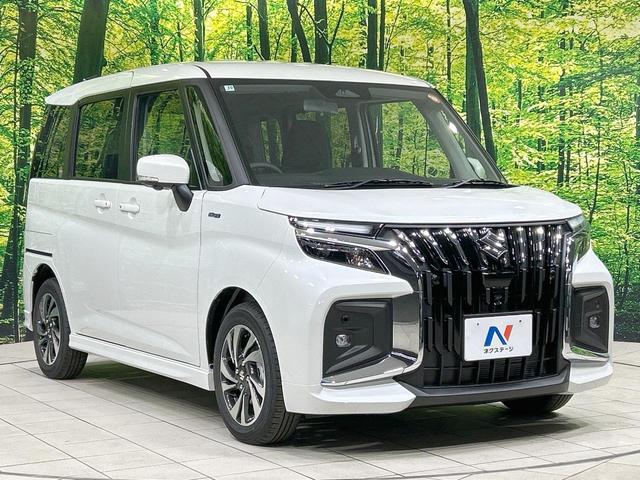 ソリオバンディット ハイブリッドＭＶ　登録済未使用車　純正９型ナビ　全周囲カメラ　両側電動ドア　セーフティサポート　アダプティブクルーズ　クリアランスソナー　Ｂｌｕｅｔｏｏｔｈ接続　スマートキー　ＬＥＤヘッド＆フォグ　前席シートヒーター（16枚目）
