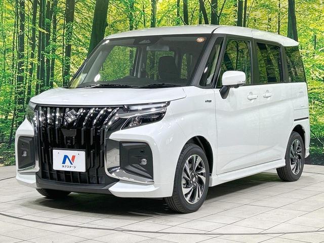ソリオバンディット ハイブリッドＭＶ　登録済未使用車　純正９型ナビ　全周囲カメラ　両側電動ドア　セーフティサポート　アダプティブクルーズ　クリアランスソナー　Ｂｌｕｅｔｏｏｔｈ接続　スマートキー　ＬＥＤヘッド＆フォグ　前席シートヒーター（24枚目）