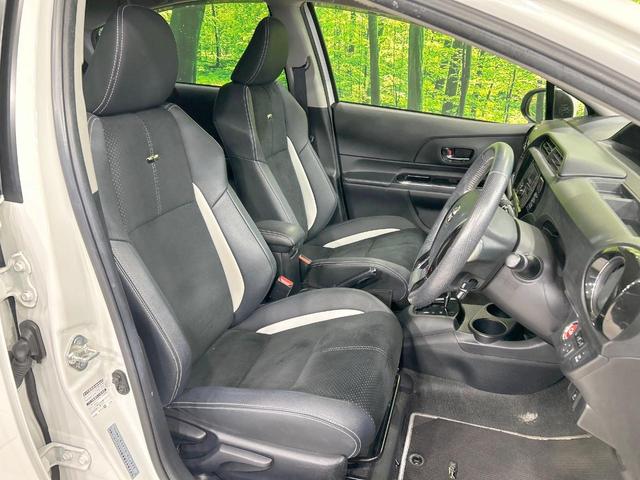 アクア G G’s ハーフレザーシート スマートキー LEDヘッド&フォグ ETC クルーズコントロール オートライト オートエアコン CD再生 電動格納ミラー パワーウィンドウ 横滑防止装置 プライバシーガラス(8枚目)