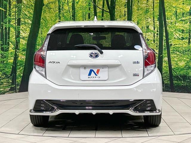 アクア G G’s ハーフレザーシート スマートキー LEDヘッド&フォグ ETC クルーズコントロール オートライト オートエアコン CD再生 電動格納ミラー パワーウィンドウ 横滑防止装置 プライバシーガラス(15枚目)