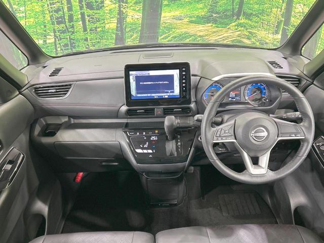 ルークス ハイウェイスター　Ｇターボ　純正９型ナビ　全周囲カメラ　エマージェンシーブレーキ　電動ドア　禁煙車　Ｂｌｕｅｔｏｏｔｈ接続　ＥＴＣ　ＬＥＤヘッド＆フォグ　オートハイビーム　ハーフレザーシート　スマートキー　純正１５インチＡＷ（2枚目）