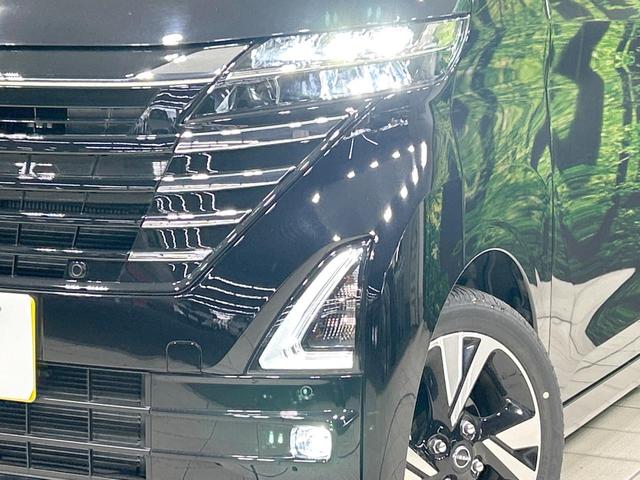 ルークス ハイウェイスター　Ｇターボ　純正９型ナビ　全周囲カメラ　エマージェンシーブレーキ　電動ドア　禁煙車　Ｂｌｕｅｔｏｏｔｈ接続　ＥＴＣ　ＬＥＤヘッド＆フォグ　オートハイビーム　ハーフレザーシート　スマートキー　純正１５インチＡＷ（12枚目）