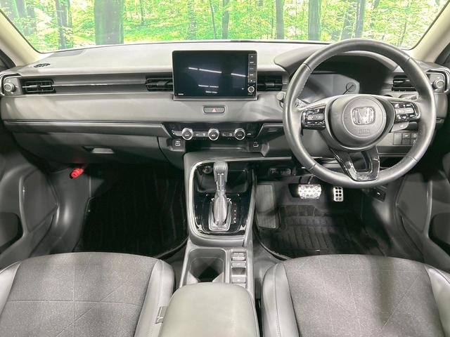 ヴェゼル e:HEV Z 純正9型ナビ バックカメラ 衝突被害軽減システム レーダークルーズ 禁煙車 電動リアゲート ハーフレザーシート スマートキー LEDヘッド ビルトインETC 純正18インチアルミ オートライト(2枚目)