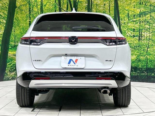 ヴェゼル e:HEV Z 純正9型ナビ バックカメラ 衝突被害軽減システム レーダークルーズ 禁煙車 電動リアゲート ハーフレザーシート スマートキー LEDヘッド ビルトインETC 純正18インチアルミ オートライト(15枚目)