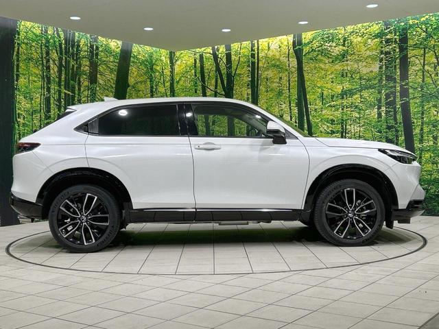 ヴェゼル e:HEV Z 純正9型ナビ バックカメラ 衝突被害軽減システム レーダークルーズ 禁煙車 電動リアゲート ハーフレザーシート スマートキー LEDヘッド ビルトインETC 純正18インチアルミ オートライト(55枚目)