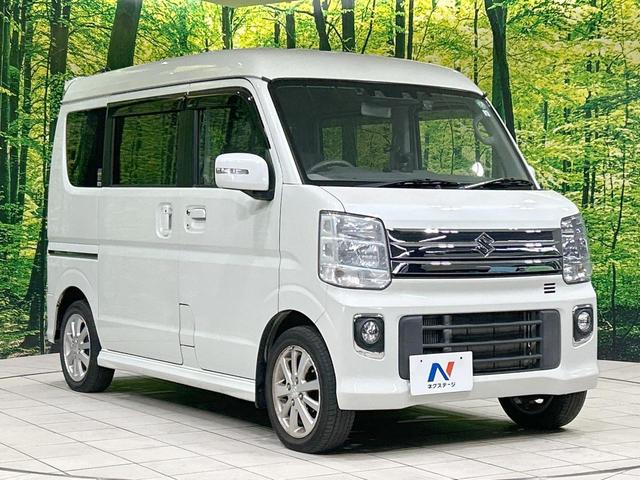 エブリイワゴン PZターボスペシャル 両側電動ドア SDナビ バックカメラ セーフティサポート 禁煙車 コーナーセンサー スマートキー HIDヘッド ETC 純正14インチAW オートエアコン Bluetooth CD DVD フルセグ(16枚目)