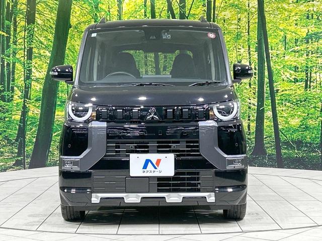 デリカミニ T プレミアム ターボ 両側電動ドア 全周囲カメラ e-アシスト マイパイロット レーダークルーズ 禁煙車 ETC ハーフレザーシート コーナーセンサ LEDヘッド シートヒーター スマートキー 純正15インチアルミ(14枚目)