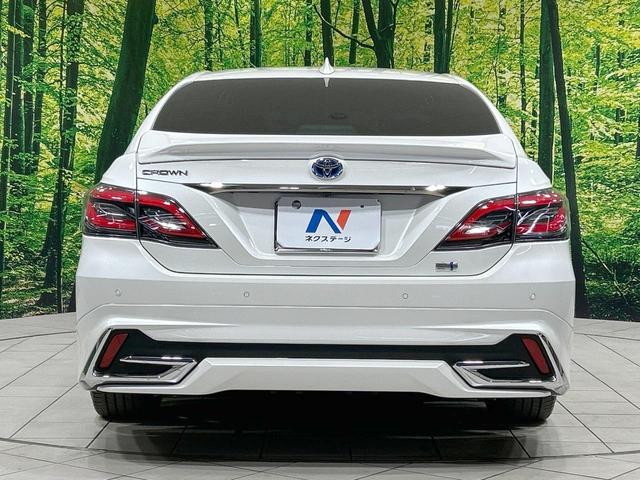 クラウンハイブリッド Ｓ　スポーツスタイル　サンルーフ　純正９型ナビ　バックカメラ　セーフティセンス　レーダークルーズ　禁煙車　ハーフレザーシート　コーナーセンサー　スマートキー　ＬＥＤヘッド　ＥＴＣ　純正１８インチＡＷ　純正革巻きステアリング（15枚目）