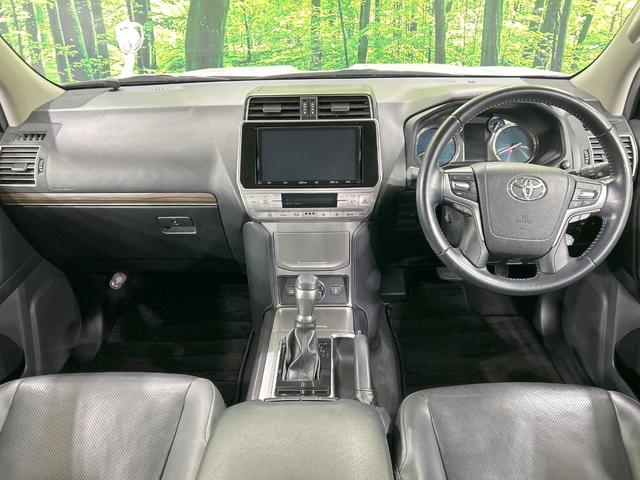 ランドクルーザープラド ＴＸ　Ｌパッケージ　４ＷＤ　モデリスタエアロ　純正ナビ　バックカメラ　セーフティセンス　レーダークルーズ　禁煙車　Ｂｌｕｅｔｏｏｔｈ再生　ＥＴＣ　ＬＥＤヘッド＆フォグ　黒革シート　前席シートベンチレーション　パワーシート（2枚目）