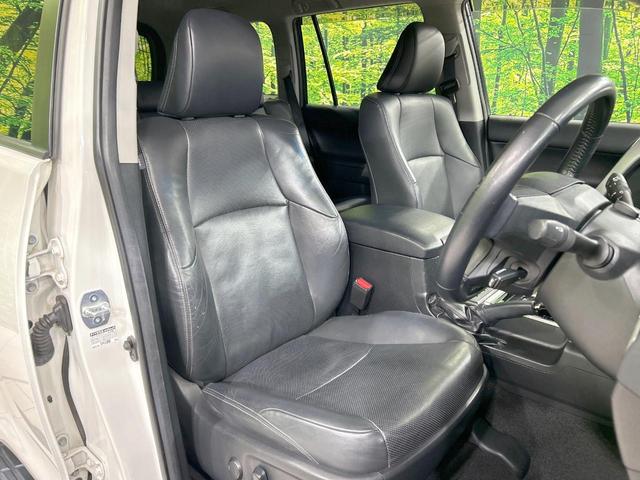 ランドクルーザープラド ＴＸ　Ｌパッケージ　４ＷＤ　モデリスタエアロ　純正ナビ　バックカメラ　セーフティセンス　レーダークルーズ　禁煙車　Ｂｌｕｅｔｏｏｔｈ再生　ＥＴＣ　ＬＥＤヘッド＆フォグ　黒革シート　前席シートベンチレーション　パワーシート（8枚目）