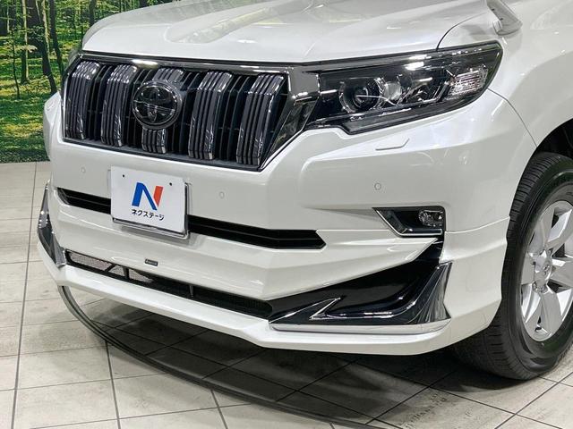 ランドクルーザープラド ＴＸ　Ｌパッケージ　４ＷＤ　モデリスタエアロ　純正ナビ　バックカメラ　セーフティセンス　レーダークルーズ　禁煙車　Ｂｌｕｅｔｏｏｔｈ再生　ＥＴＣ　ＬＥＤヘッド＆フォグ　黒革シート　前席シートベンチレーション　パワーシート（28枚目）