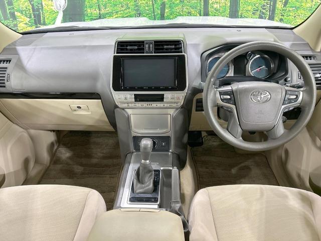 ランドクルーザープラド TX 4WD TRDエアロ 純正9型ナビ バックカメラ セーフティセンス レーダークルーズ 禁煙車 Bluetooth再生 ETC2.0 LEDヘッド&フォグ オートマチックハイビーム 純正17インチAW(2枚目)