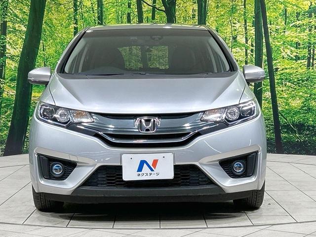 フィットハイブリッド Lパッケージ 純正ナビ バックカメラ シティブレーキ クルーズコントロール 禁煙車 ETC Bluetooth再生 ハーフレザーシート LEDヘッド オートライト オートエアコン スマートキー 革巻きステアリング(14枚目)