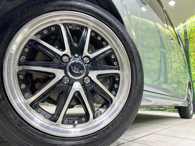 ムーヴ カスタム RS ターボ 禁煙車 ETC HIDヘッド スマートキー CDオーディオ AUX接続 MOMO製革巻きステアリング オートエアコン 電動格納ミラー ウィンカーミラー フロントフォグ 照明付バニティミラー(13枚目)