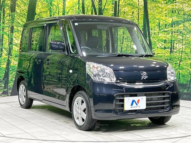 スペーシア G SDナビ 禁煙車 シートヒーター スマートキー 純正14インチアルミホイール オートエアコン CD再生 地デジ 電動格納ミラー アイドリングストップ パワーウィンドウ 両側スライドドア 盗難防止装置(16枚目)