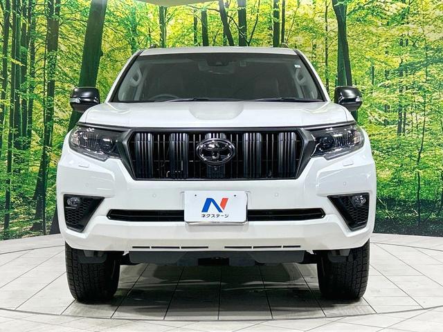 ランドクルーザープラド TX Lパッケージ マットブラックエディション 7人乗り サンルーフ 純正9型ナビ 全周囲カメラ 衝突軽減 レーダークルーズ 禁煙車 本革黒シート パワーシート シートヒーター クリアランスソナー レーンアシスト スマートキー デジミラ BSM(15枚目)