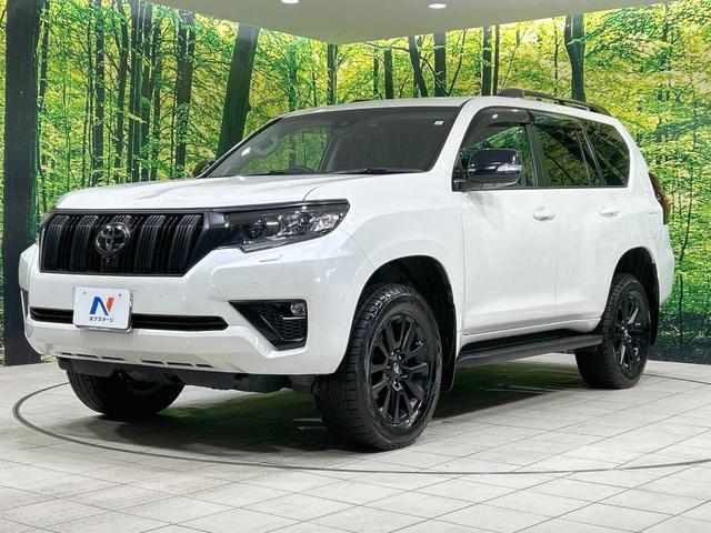 ランドクルーザープラド TX Lパッケージ マットブラックエディション 7人乗り サンルーフ 純正9型ナビ 全周囲カメラ 衝突軽減 レーダークルーズ 禁煙車 本革黒シート パワーシート シートヒーター クリアランスソナー レーンアシスト スマートキー デジミラ BSM(24枚目)