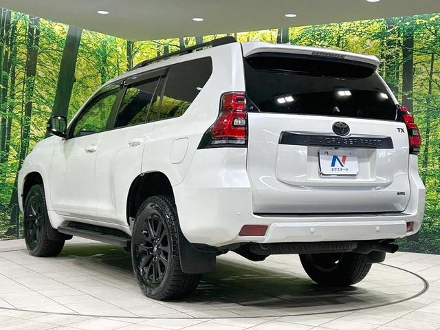 ランドクルーザープラド TX Lパッケージ マットブラックエディション 7人乗り サンルーフ 純正9型ナビ 全周囲カメラ 衝突軽減 レーダークルーズ 禁煙車 本革黒シート パワーシート シートヒーター クリアランスソナー レーンアシスト スマートキー デジミラ BSM(26枚目)