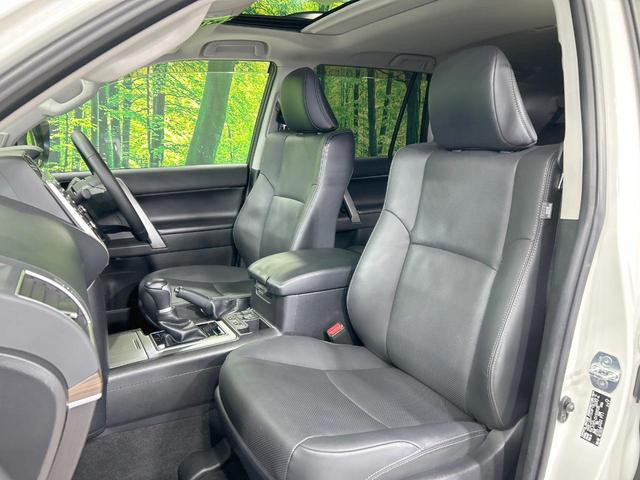 ランドクルーザープラド TX Lパッケージ マットブラックエディション 7人乗り サンルーフ 純正9型ナビ 全周囲カメラ 衝突軽減 レーダークルーズ 禁煙車 本革黒シート パワーシート シートヒーター クリアランスソナー レーンアシスト スマートキー デジミラ BSM(45枚目)