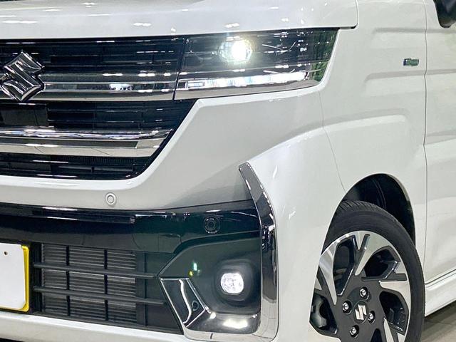 スペーシアカスタム ハイブリッドＸＳ　届出済未使用車　セーフティサポート　アダプティブクルーズ　両側電動ドア　前席シートヒーター　ステアリングヒーター　ＬＥＤヘッド＆フォグ　オートハイビーム　オートエアコン　電動パーキングブレーキ　ＨＵＤ（12枚目）