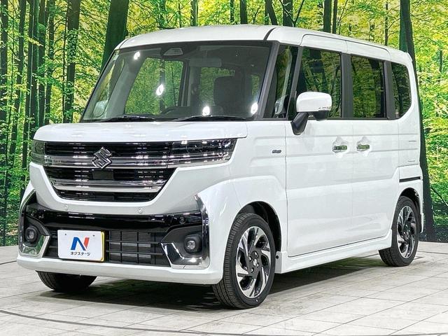 スペーシアカスタム ハイブリッドＸＳ　届出済未使用車　セーフティサポート　アダプティブクルーズ　両側電動ドア　前席シートヒーター　ステアリングヒーター　ＬＥＤヘッド＆フォグ　オートハイビーム　オートエアコン　電動パーキングブレーキ　ＨＵＤ（30枚目）