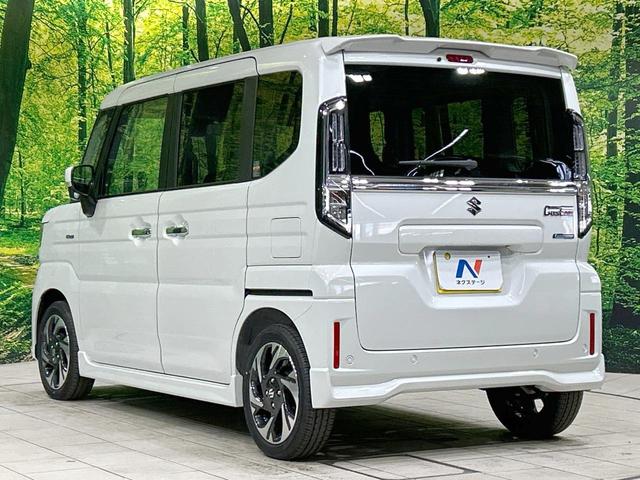 スペーシアカスタム ハイブリッドＸＳ　届出済未使用車　セーフティサポート　アダプティブクルーズ　両側電動ドア　前席シートヒーター　ステアリングヒーター　ＬＥＤヘッド＆フォグ　オートハイビーム　オートエアコン　電動パーキングブレーキ　ＨＵＤ（32枚目）