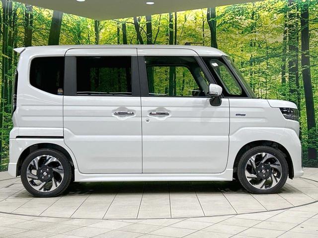 スペーシアカスタム ハイブリッドＸＳ　届出済未使用車　セーフティサポート　アダプティブクルーズ　両側電動ドア　前席シートヒーター　ステアリングヒーター　ＬＥＤヘッド＆フォグ　オートハイビーム　オートエアコン　電動パーキングブレーキ　ＨＵＤ（33枚目）