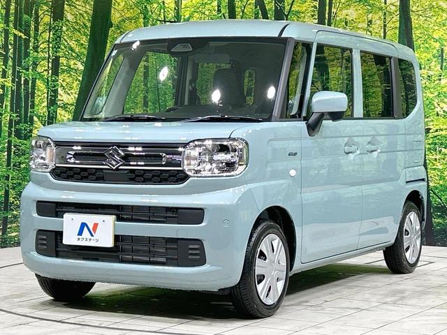 スペーシア ハイブリッドＧ　届出済未使用車　セーフティサポート　コーナーセンサー　スマートキー　ＬＥＤヘッド　オートハイビーム　車線逸脱警報　誤発進抑制機能　先行車発進告知機能　オートライト　オートエアコン　電動格納ミラー（24枚目）