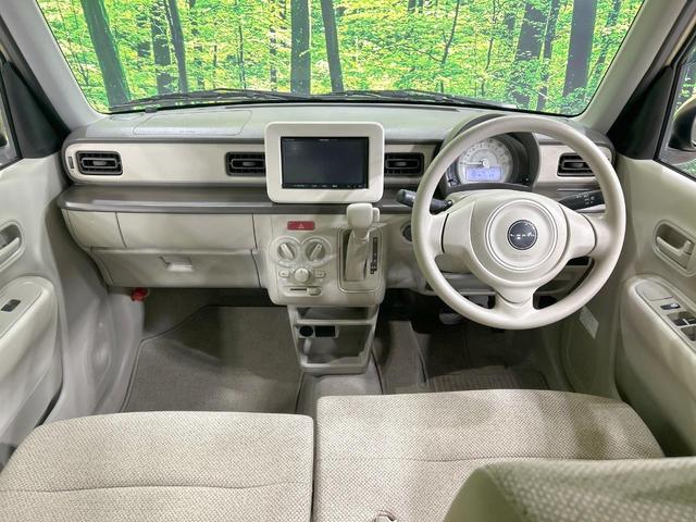 アルトラパン Ｇ　ＳＤナビ　衝突軽減　禁煙車　スマートキー　ＣＤ再生　地デジ　ドアバイザー　プライバシーガラス　ベンチシート　インパネシフト　電動格納ミラー　盗難防止装置　アイボリーインテリア（2枚目）