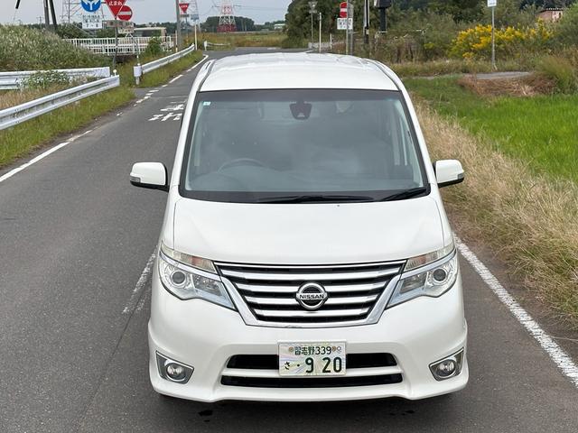 セレナ ハイウェイスター　Ｓ－ハイブリッド　ハイウェイスターＳハイブリッド平成２７年１月登録走行１９０１６８ｋｍユザー買取車バックカメラ両側パワースライドドアＬＥＤヘッドライトフルセグテレビＥＴＣガソリン車８人乗り（9枚目）