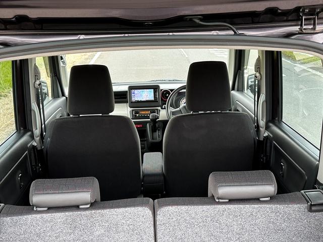 スペーシア ハイブリッドG 社外ナビテレビバッモニタースマートキーガソリン車4人乗り色黒車検2年付き(10枚目)