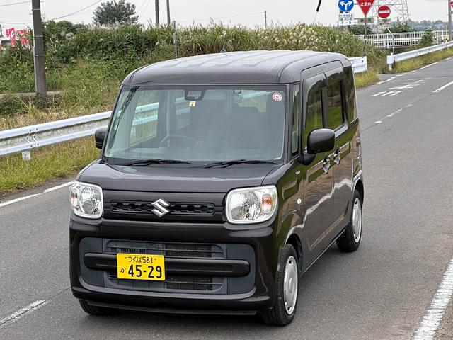 スペーシア ハイブリッドG 社外ナビテレビバッモニタースマートキーガソリン車4人乗り色黒車検2年付き(42枚目)