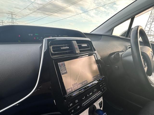 プリウス Ａ　平成２８年９月登録走行２５８２３ｋｍ型式ＤＡＡ－ＺＶＷ５１純正９インチナビフルセグテレビバックモニタークリアランストヨタセーフティセンス車検２０２７年９月色シルバーガソリン車（ＨＶ）５人乗り（19枚目）