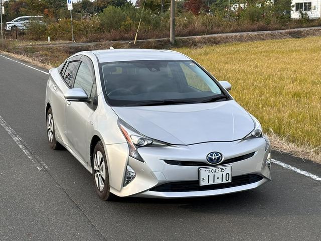 プリウス Ａ　平成２８年９月登録走行２５８２３ｋｍ型式ＤＡＡ－ＺＶＷ５１純正９インチナビフルセグテレビバックモニタークリアランストヨタセーフティセンス車検２０２７年９月色シルバーガソリン車（ＨＶ）５人乗り（22枚目）