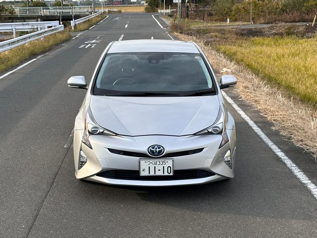 プリウス Ａ　平成２８年９月登録走行２５８２３ｋｍ型式ＤＡＡ－ＺＶＷ５１純正９インチナビフルセグテレビバックモニタークリアランストヨタセーフティセンス車検２０２７年９月色シルバーガソリン車（ＨＶ）５人乗り（36枚目）