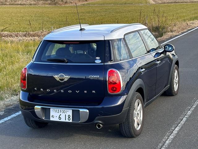 ＭＩＮＩ ワン　クロスオーバー　ユザー買取車純正ナビＥＴＣドライブレコーダー車検２０２６年３月プッシュスタート色ブルーガソリン車５人乗りエアバッグパワーウインドウ（4枚目）