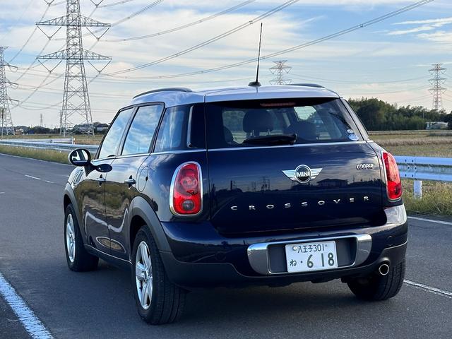 ＭＩＮＩ ワン　クロスオーバー　ユザー買取車純正ナビＥＴＣドライブレコーダー車検２０２６年３月プッシュスタート色ブルーガソリン車５人乗りエアバッグパワーウインドウ（5枚目）