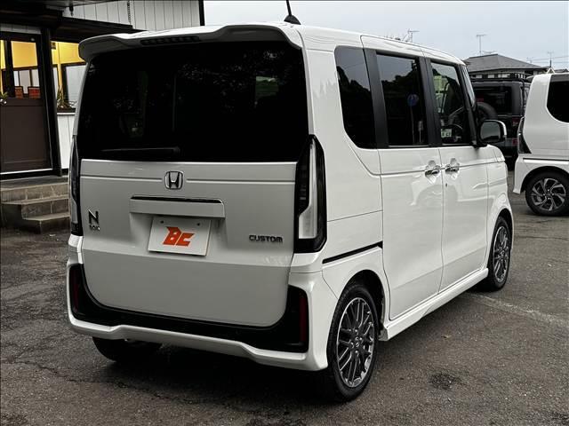 N-BOXカスタム ターボ 9インチフルセグナビ ホンダセンシング 両電スラ ETC 前後ドラレコ Bモニター BT Pスタ スマートキー Cセンサー シートヒーター レーダークルコン Aハイビーム Aライト LEDヘッド(24枚目)