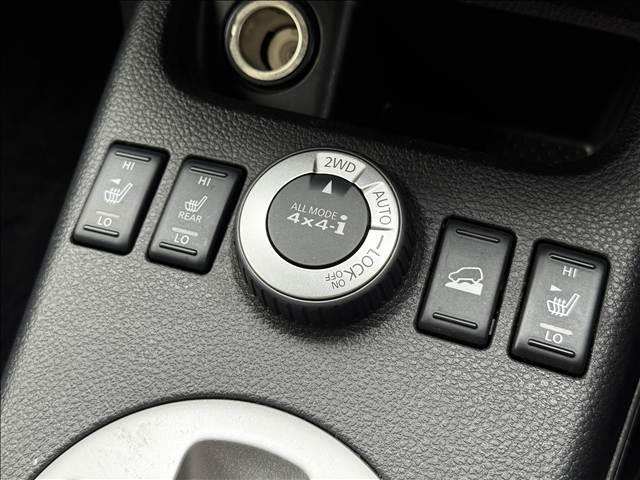 エクストレイル ２０Ｘｔｔ　後期　フルセグナビ　Ｂモニター　パートタイム４ＷＤ　インテリキー　シートヒーター　ＢＴ　ＤＶＤ再生　ＭＳＶクルコン　ＥＴＣ　キセノン　フォグ　Ａライト　横滑り防止　マットバイザー　撥水シート（4枚目）