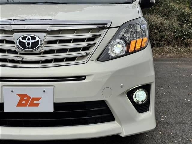 アルファード 240S タイプゴールド フルセグナビ 両電スラ フリップダウンM Bモニター Pリアゲート Pスタート スマートキー ドラレコ ETC BT クルコン 17インチAW Aライト HIDヘッド フォグ サイドカーテンSRS(34枚目)