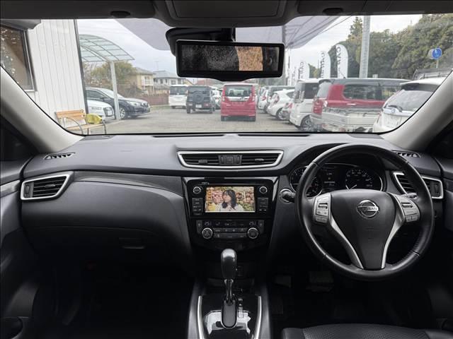 エクストレイル ２０Ｘ　ハイブリッド　エマージェンシーブレーキＰ　フルセグナビ　エマブレ　アラビュー　Ｄインナーミラー　ＢＳＭ　インテリキー　Ｐスタート　Ｐバックドア　ＥＴＣ　ＢＴ　ＤＶＤ再生　シートヒーター　クルコン　ステリモ　ＬＥＤヘッド　フォグ　Ａライト（2枚目）