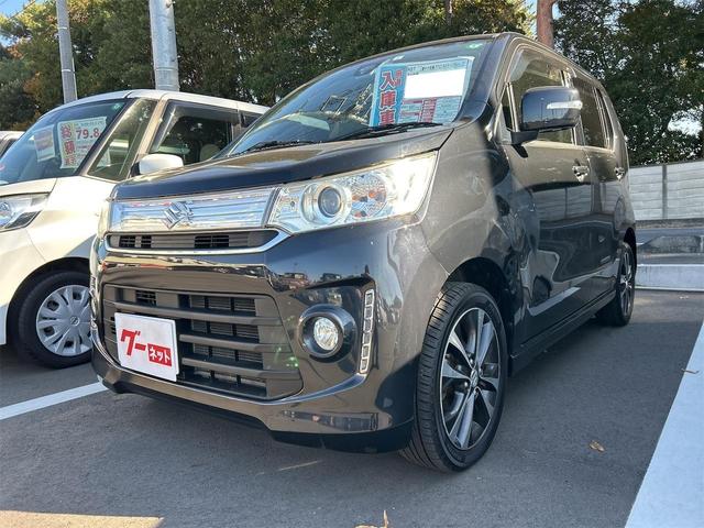 ワゴンRスティングレー T ナビ TV オートクルーズコントロール 衝突被害軽減システム オートライト HID スマートキー アイドリングストップ 電動格納ミラー シートヒーター ベンチシート CVT 盗難防止システム ABS(12枚目)