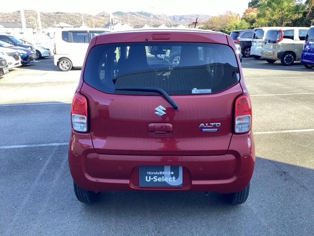 アルト ハイブリッドＳ　運転席エアバッグ　盗難防止装置　スマートキー　コーナーセンサー　パワーステアリング　エアコン　ＥＳＰ　禁煙車　ＤＶＤ　パワーウィンドウ　ＬＥＤランプ　キーレスエントリー　ｉ－ｓｔｏｐ（3枚目）