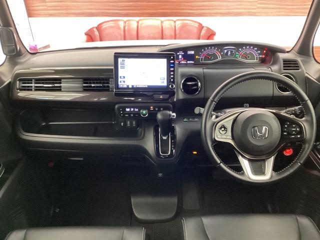 N-BOXカスタム G・EXターボホンダセンシング Rカメ クルコン ナビTV サイドエアバッグ タ-ボ LEDヘットライト ETC USB接続 Fセグ 横滑り防止 パワーステアリング DVD再生可 Wエアバック AC(14枚目)